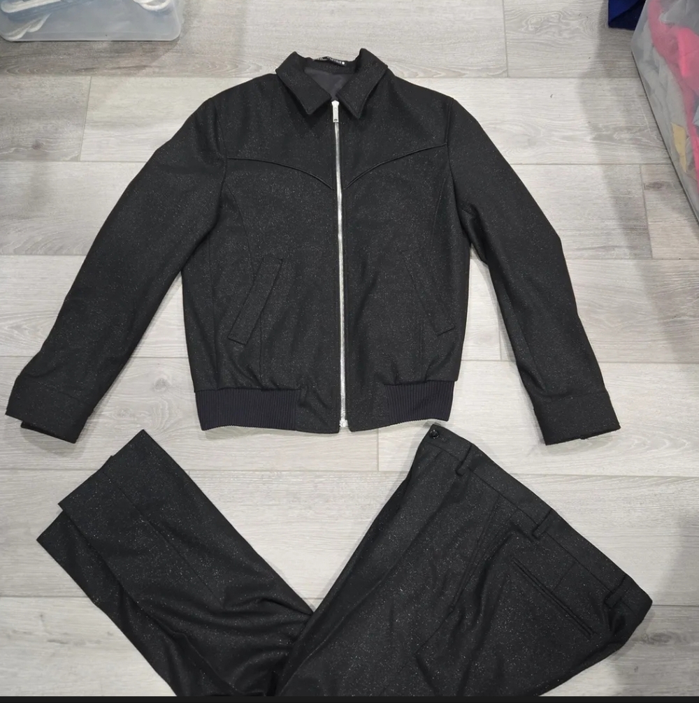 ZARA Men's Black Pant Suit